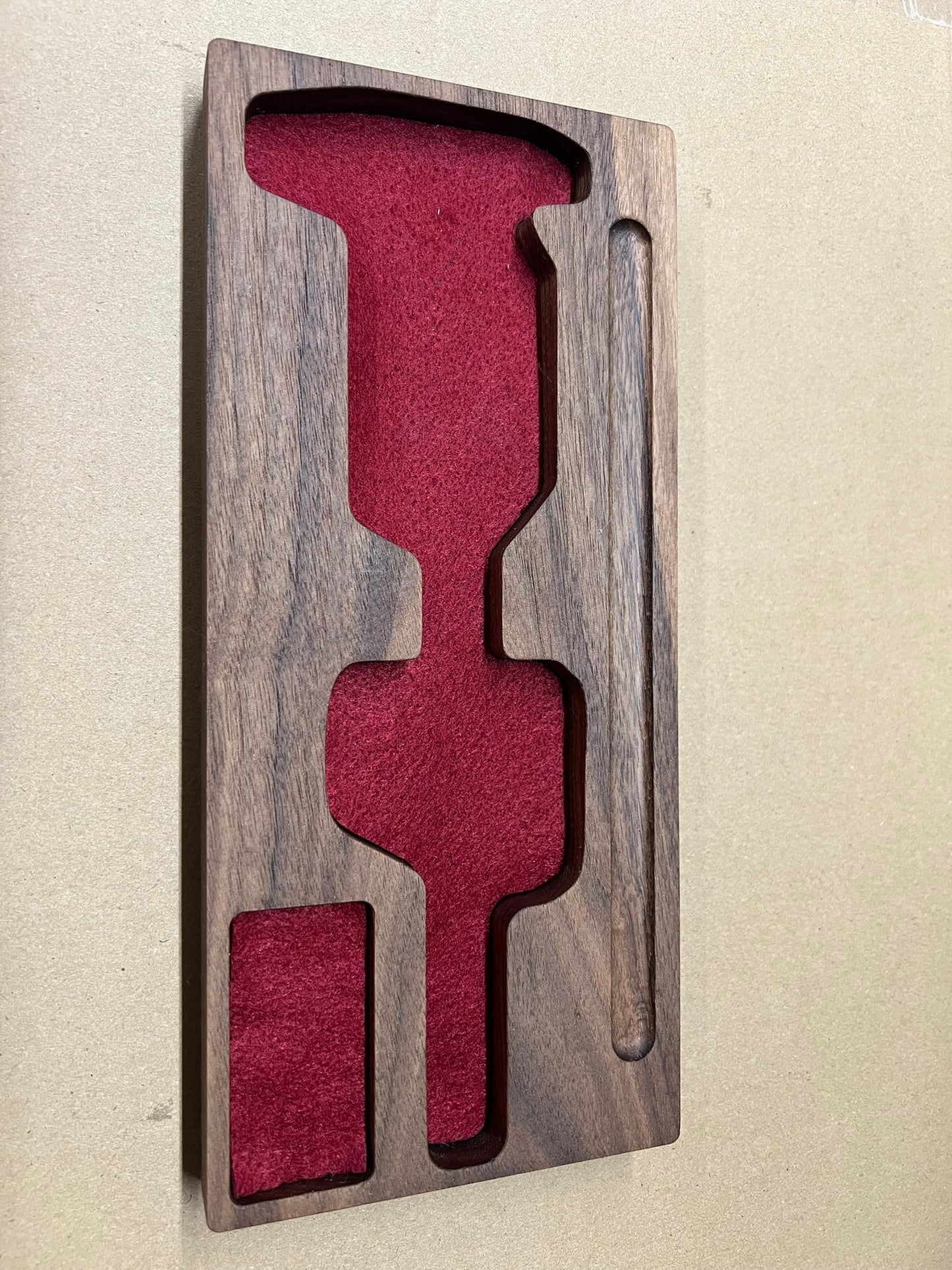 Handcrafted Wooden Digital Caliper Organizer Tray – Precision Measuring Tool Storage