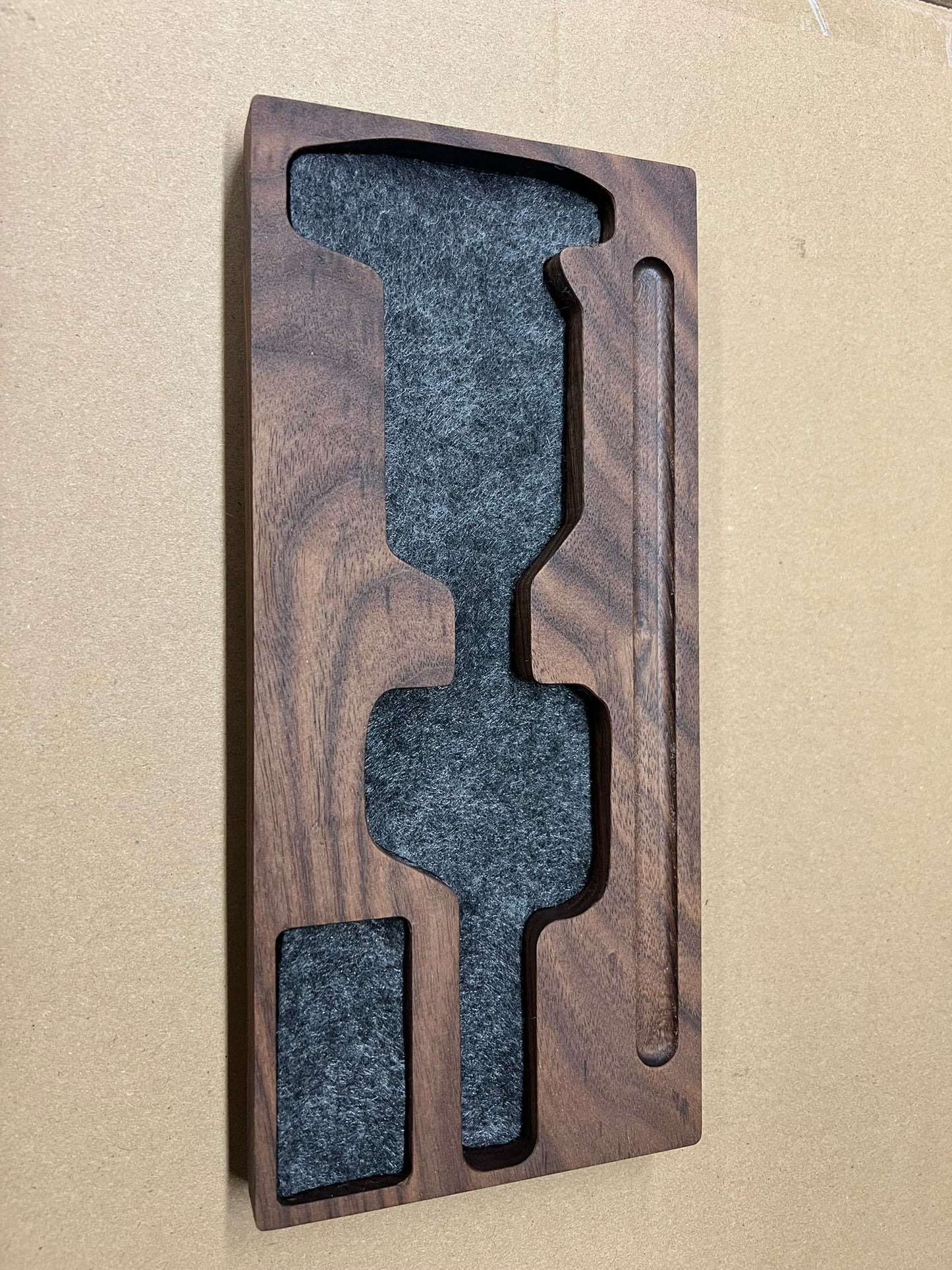 Handcrafted Wooden Digital Caliper Organizer Tray – Precision Measuring Tool Storage